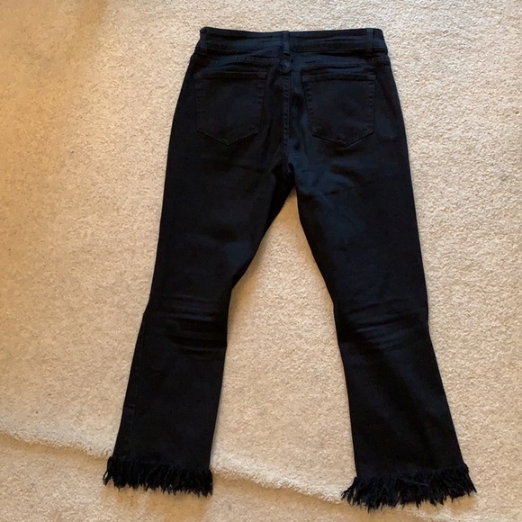 Gab Kate black fringe jeans - Picture 2 of 4